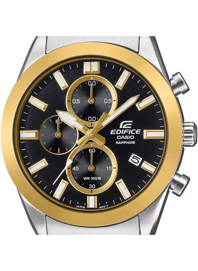 Casio Edifice metal watches with two-tone straps Chronograph EFB-710SG-1AVUDF - Image 2